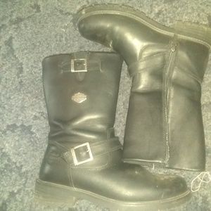Leather Harley Davidson boots